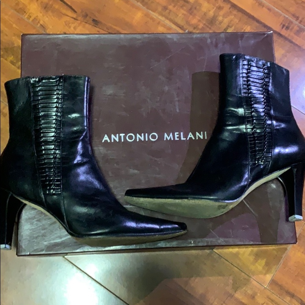 Black ankle boots
